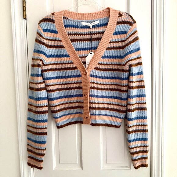 NWT English Factory button-up, knit striped cardigan - Medium - Picture 1 of 9